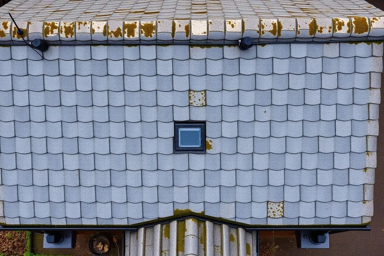 Front elevation — main roof slope and ridge